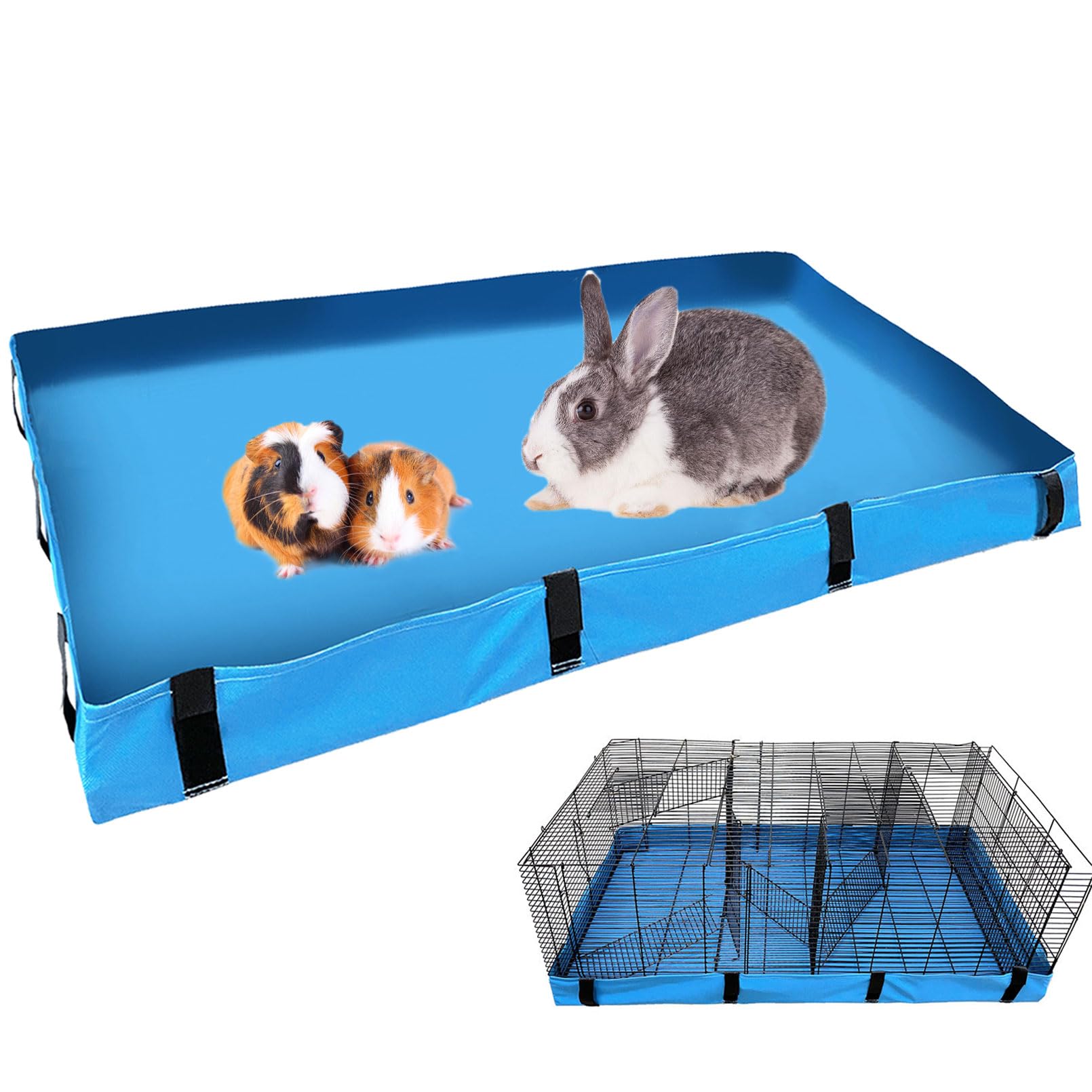 Snapklik.com : Kathson 47x24 Guinea Pig Cage Liner Tarp Bottom Guinea ...