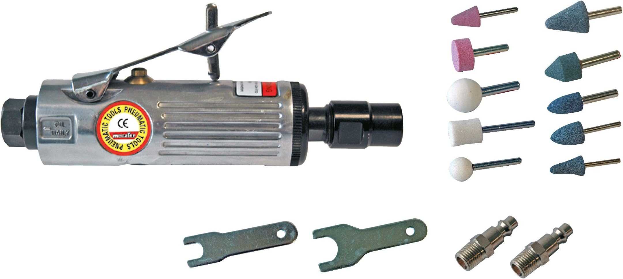 Mecafer 160153 Straight Grinder Kit with Accessories