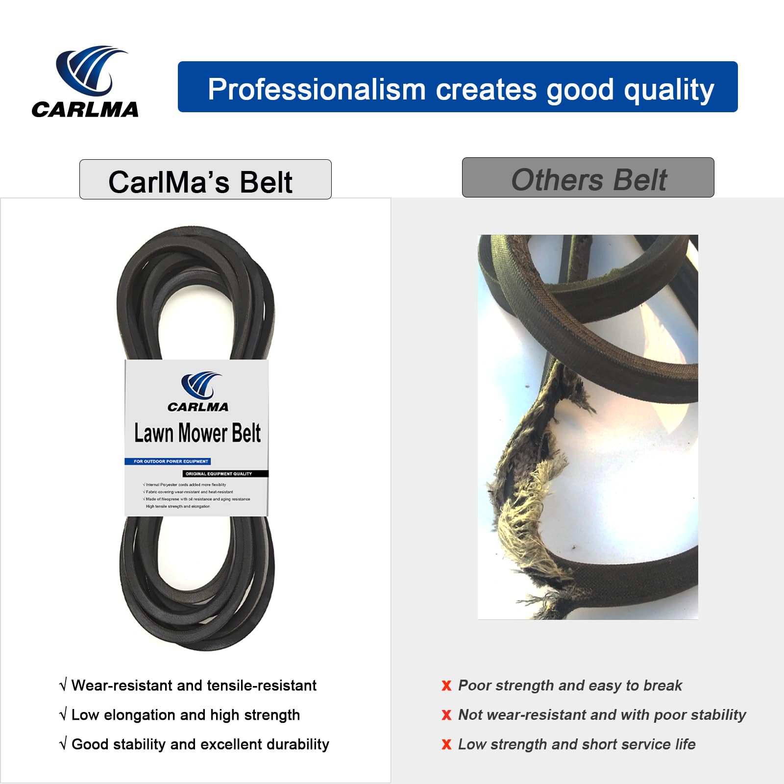 Lirupdovio Confezione Da 2 Cinghie A Coclea Per Spazzaneve M82612