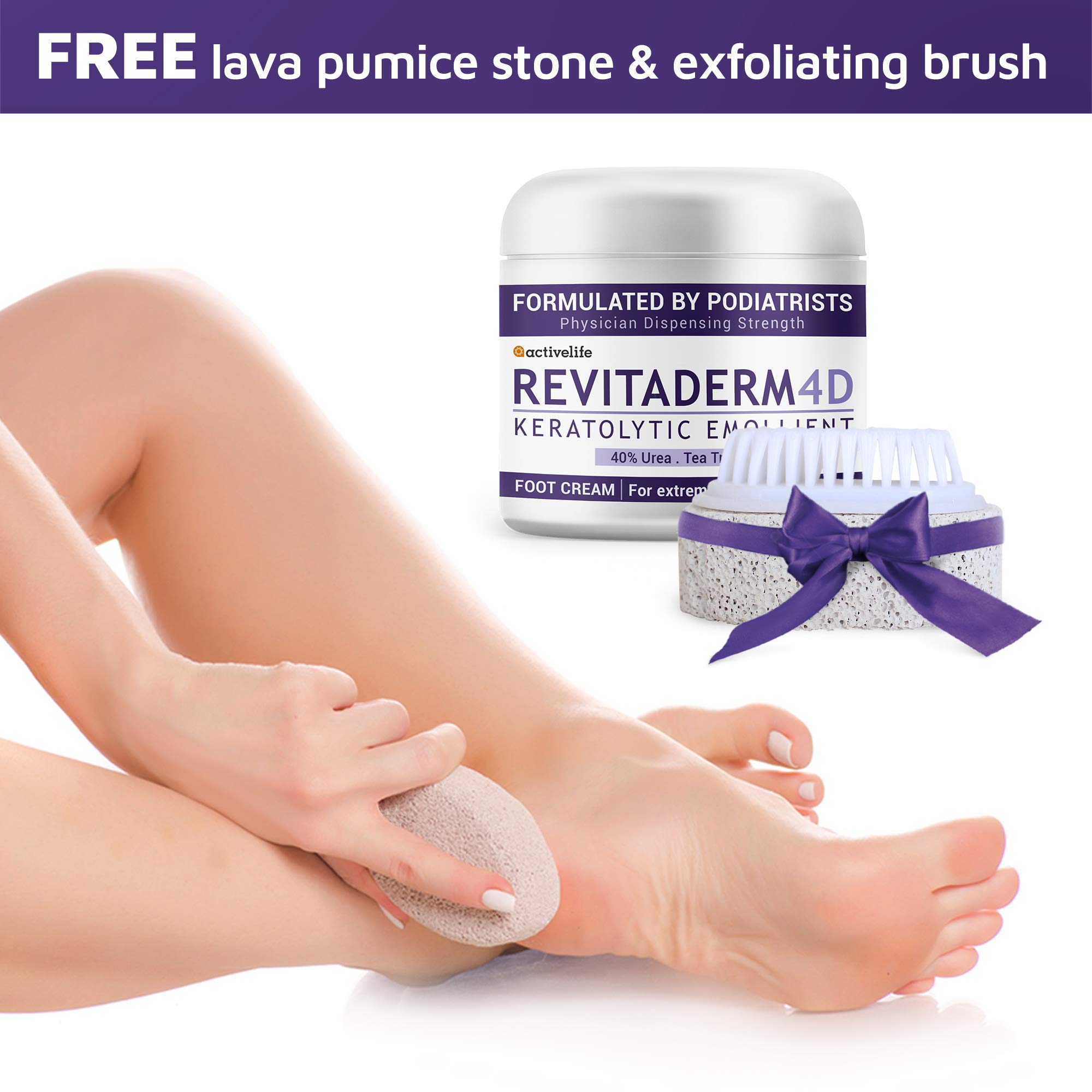 Buy Revitaderm Urea Foot Cream 40 Percent For Dry Cracked Feet, Hands