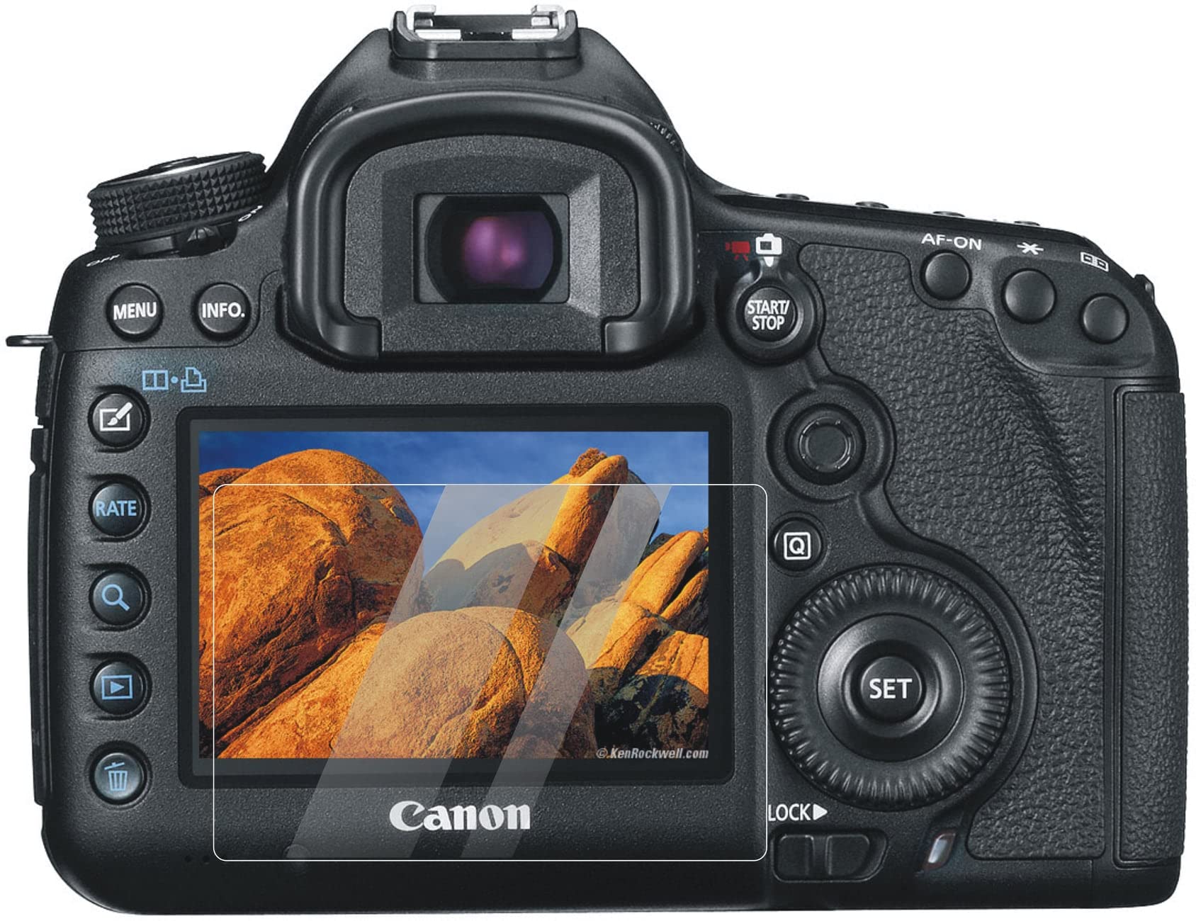 9H Shatterproof Camera Screen Protector Compatible With CANON EOS 7D MARK 2 With Installation kit (Transparent) (Not a Tempered Glass it's UNBREAKABLE) (Pack of 2)-picture-13