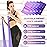 Resistance Bands Set, 5 Pcs Exercise Bands Elastic Stretch Bands for Fitness Yoga Pilates Stretching Strength Training, Workout Bands for Home Gym
