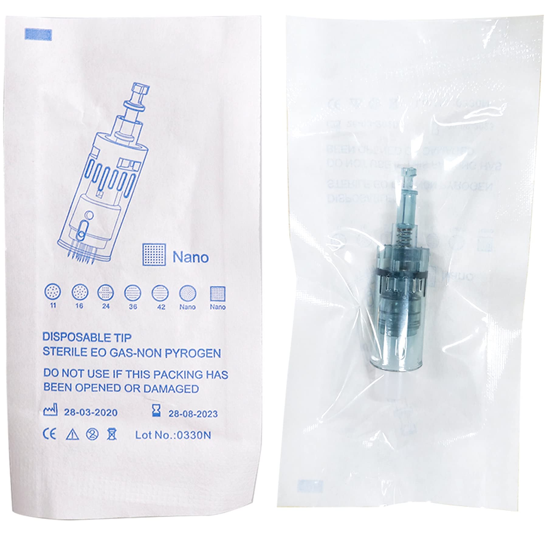 Dermapen - Testine di ricambio per dispositivi Dr. M8, 10 pezzi, tipo: 16 pin