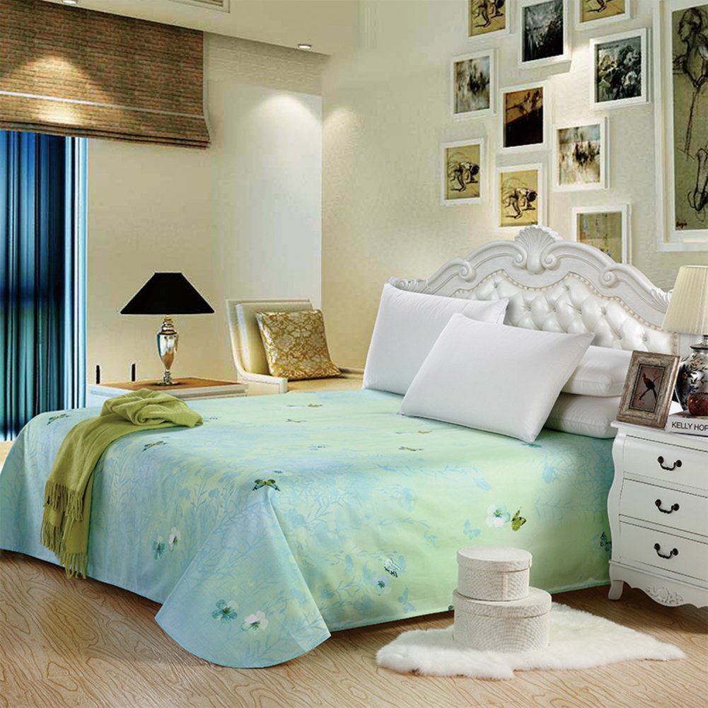 Linge de sergé de coton adieu literie rêche drap feuilles G 230x250