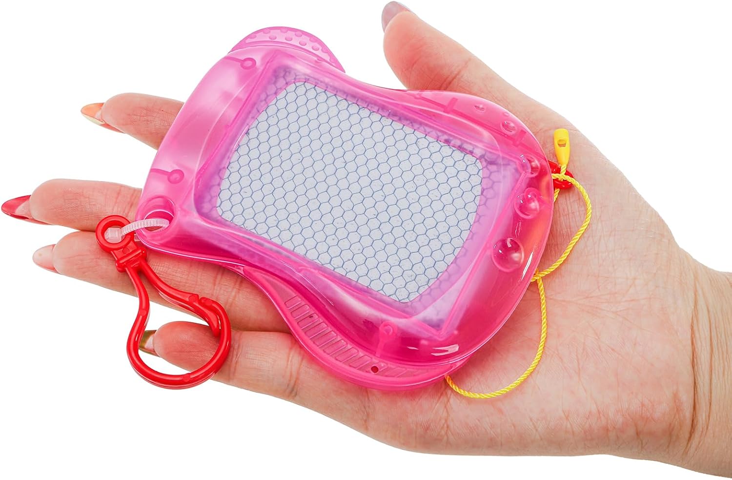 Peohud 24 Pack Mini Magnetic Drawing Board, Bulk Erasable Doodle Sketch Writing Pad, Small Backpack Keychain Clip Board for Office Birthday Party Favors - Image 3