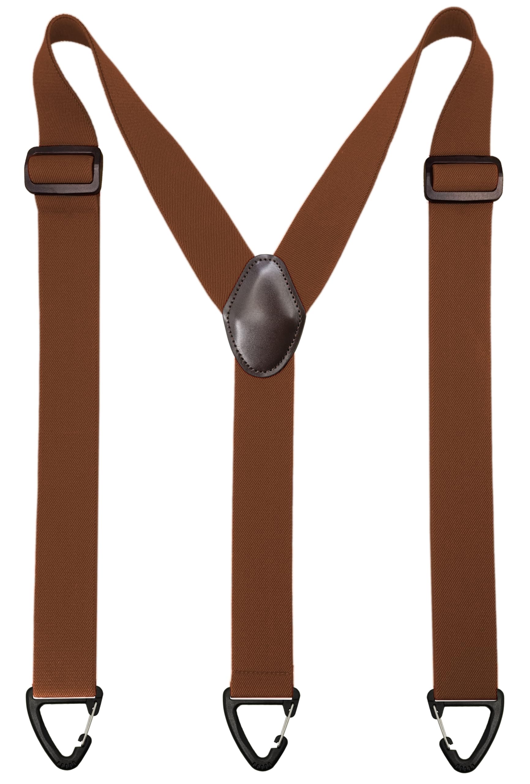 1.5 In Y Belt Loop Suspenders for Unisex Under Clothing with 3 Hooks.