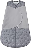 Vista 18 de Saco de Dormir para Recién Nacido, Manta Enrollable para Bebé, 0-3 Meses, Manta Enrollable Ajustable en 3 Direcciones, 100% Algodón Rayón, Bolsa