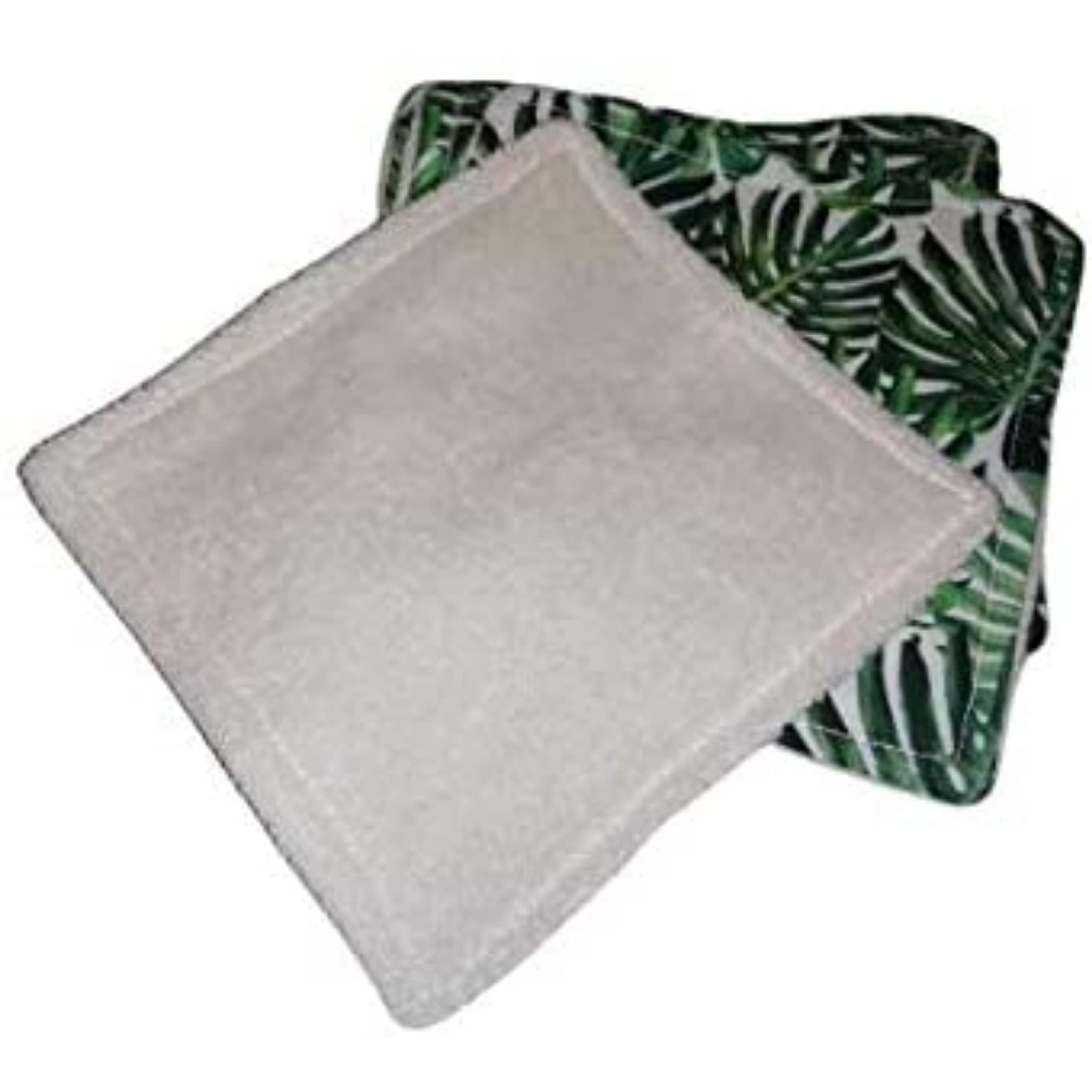 Coffret Zéro déchet 9 pcs kit 6 lingettes démaquillantes lavable réutilisable visage Gant économiseur Sac Panier Savon artisanal fabrication Française Salle Bain Tout type peau Ecologique Yoni Bleu