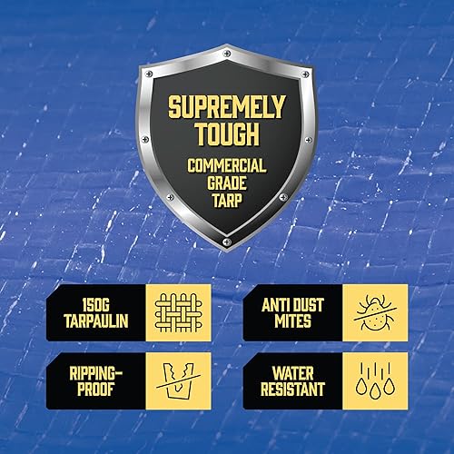 Miniatura 5 de Bolsas de colchón para mudanza con 8 asas, tamaño matrimonial XL, bolsa de colchón extra gruesa para mudanza, bolsa de almacenamiento de colchón