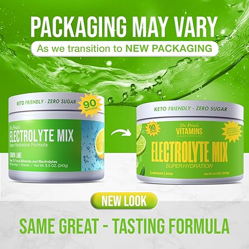 Miniatura 10 de Dr Prices Vitamins Mezcla de electrolitos Fórmula de súperhidratación  oligoelementos Sabor a frambuesa Paquete de 30 polvos Mezcla de bebidas 30