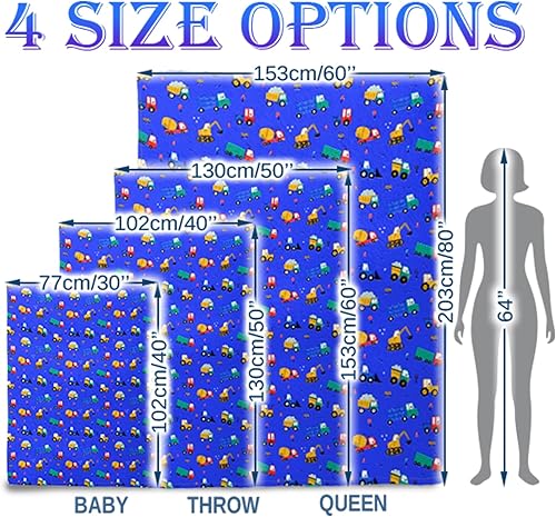 Miniatura 7 de D-Story Mantas de bebé personalizadas para niñas, manta de sueño personalizada de elefante para bebé, regalo de bebé personalizado para niña para