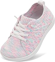 JOINFREE Toddler Barefoot Shoes Boys Girls Wide Toe Zero Drop Slip-On Sneakers Breathable Flexible Minimalist Walking Shoes