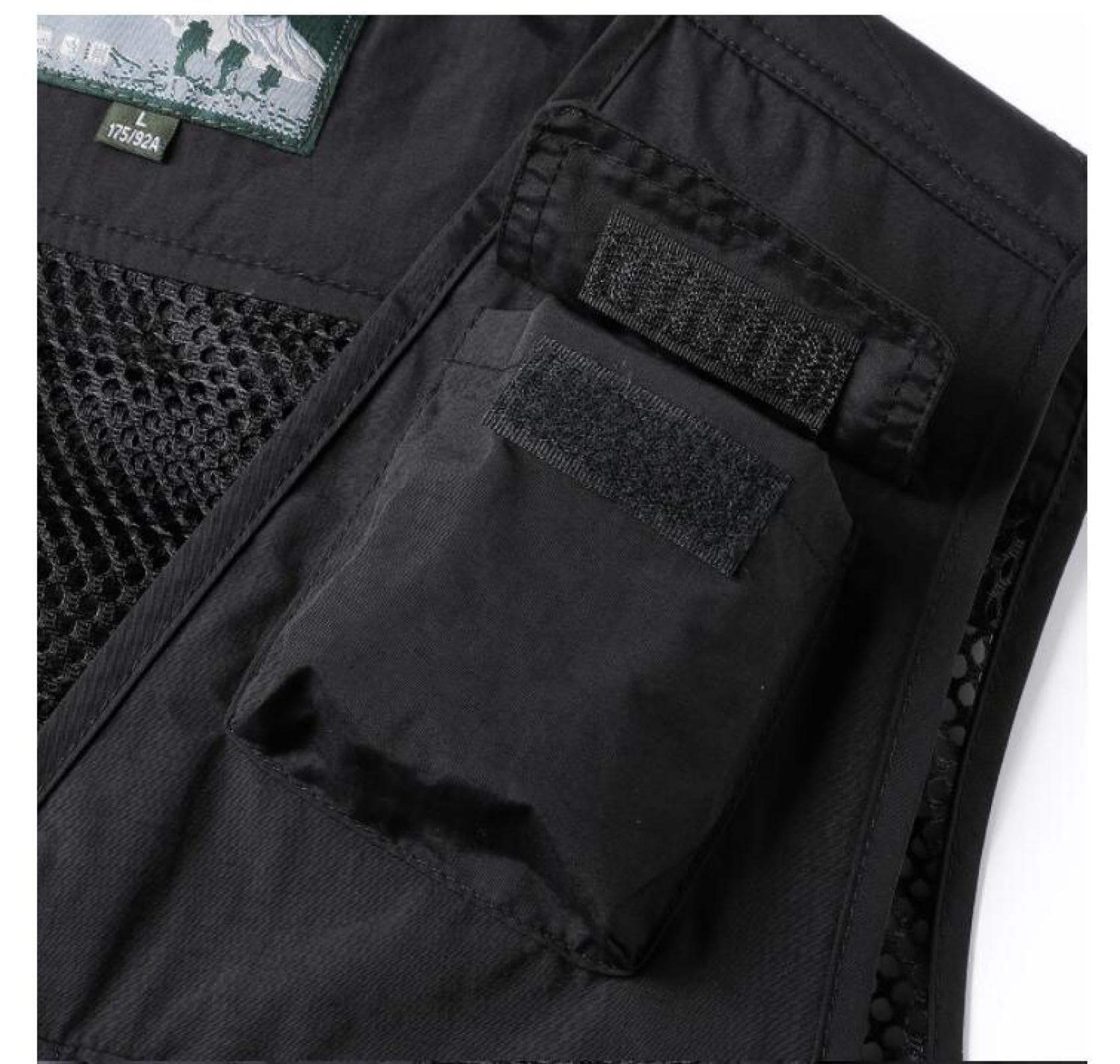 Gilets Manteaux sans Manche Veste Hommes Outwear Veste pour Camping Randonnée Pêche Photographie Escalade Veste sans Manches