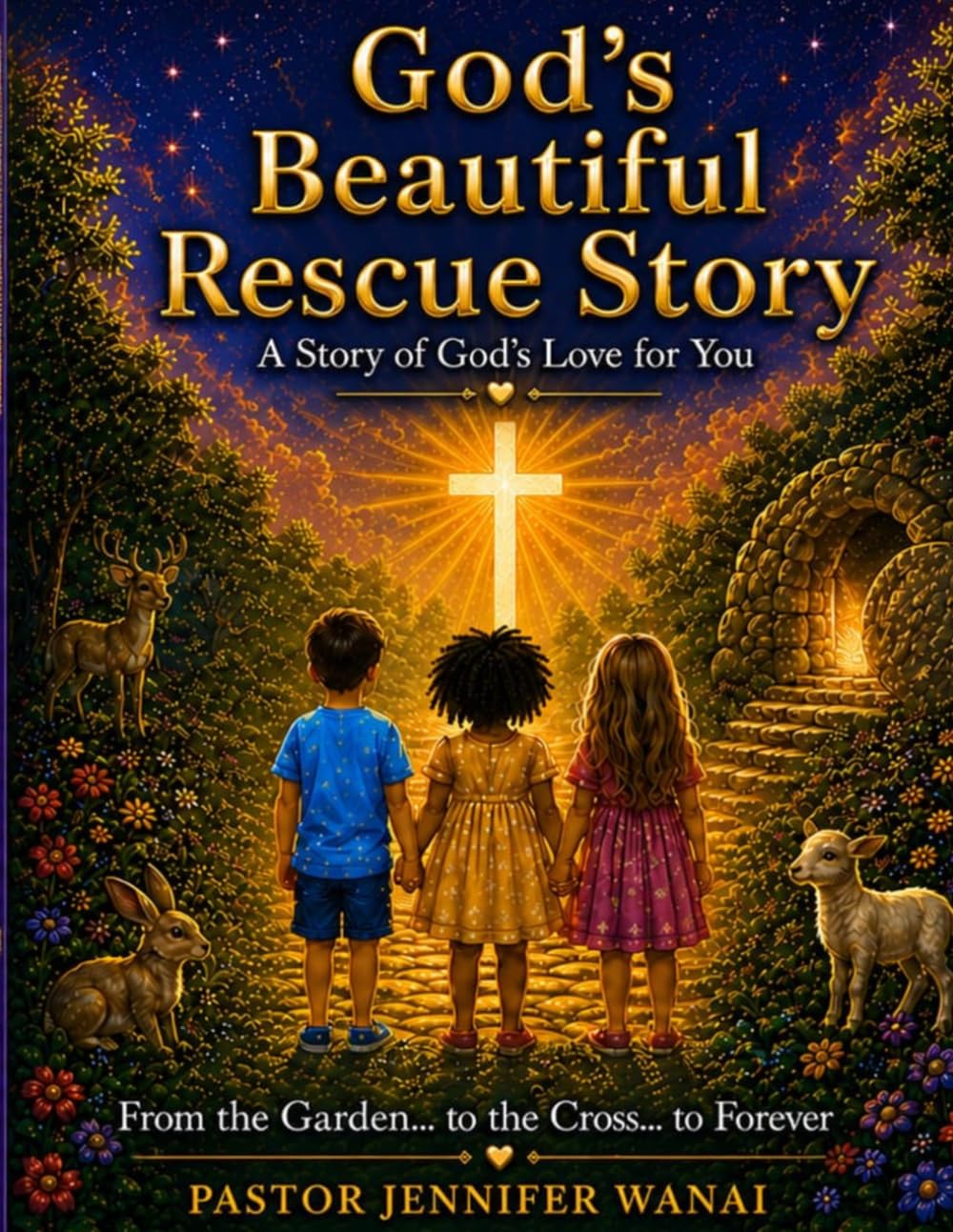 God's Beautiful Rescue Story: From Creation to Jesus: A Bible Story of God's Love and Rescue for Children