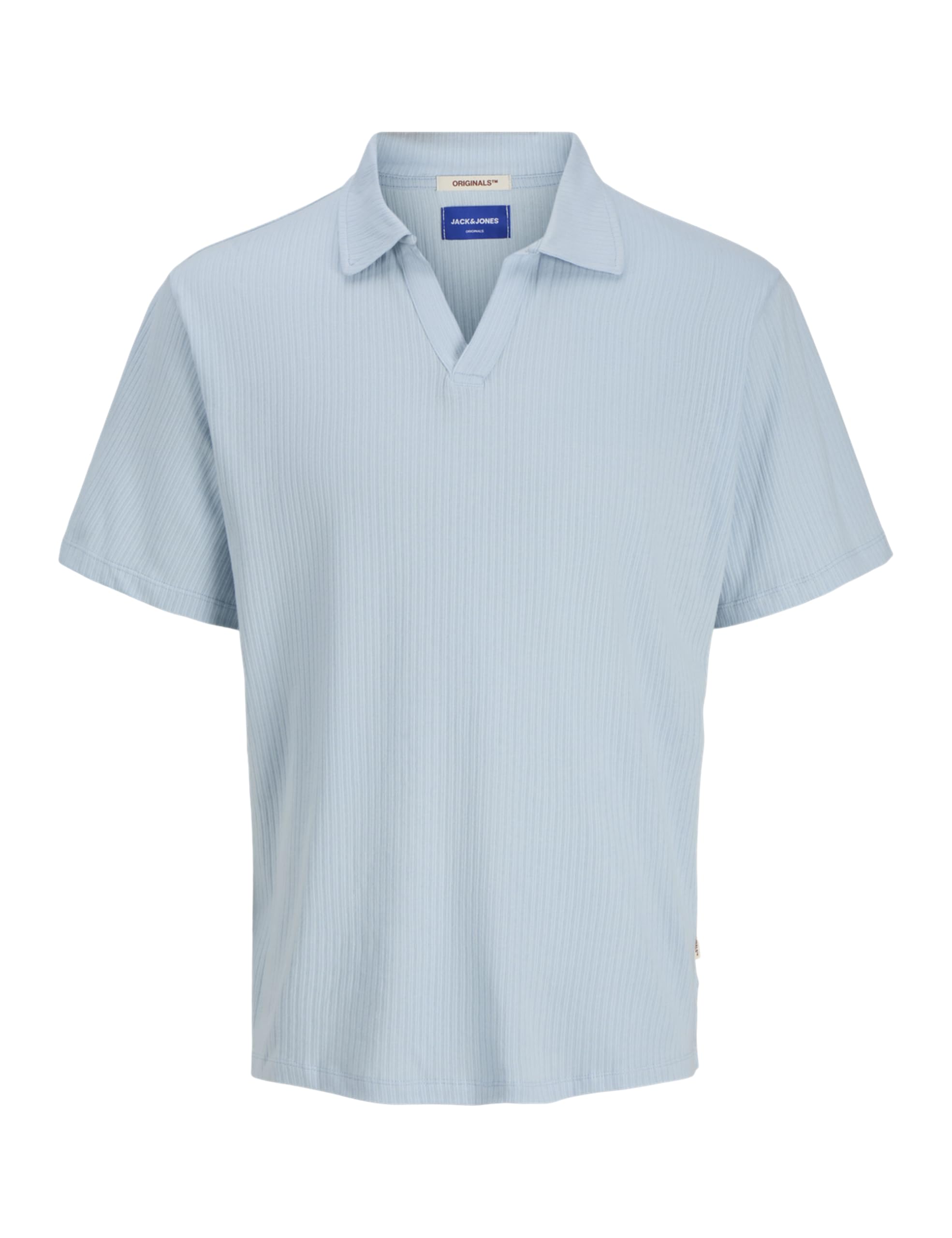 JACK & JONES Men's Joracapulco Texture Polo SS, Skyway, XL