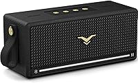 Vista 1 de Altavoz Bluetooth, altavoz retro StageSound inalámbrico, altavoz portátil con refuerzo de graves, 80 W, IP67 impermeable, luces LED, emparejamiento