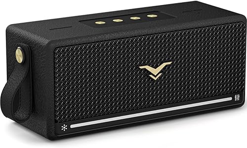 Altavoz Bluetooth, altavoces retro StageSound Bluetooth inalámbricos, altavoz portátil con refuerzo de graves, impermeable IP67, luces LED,