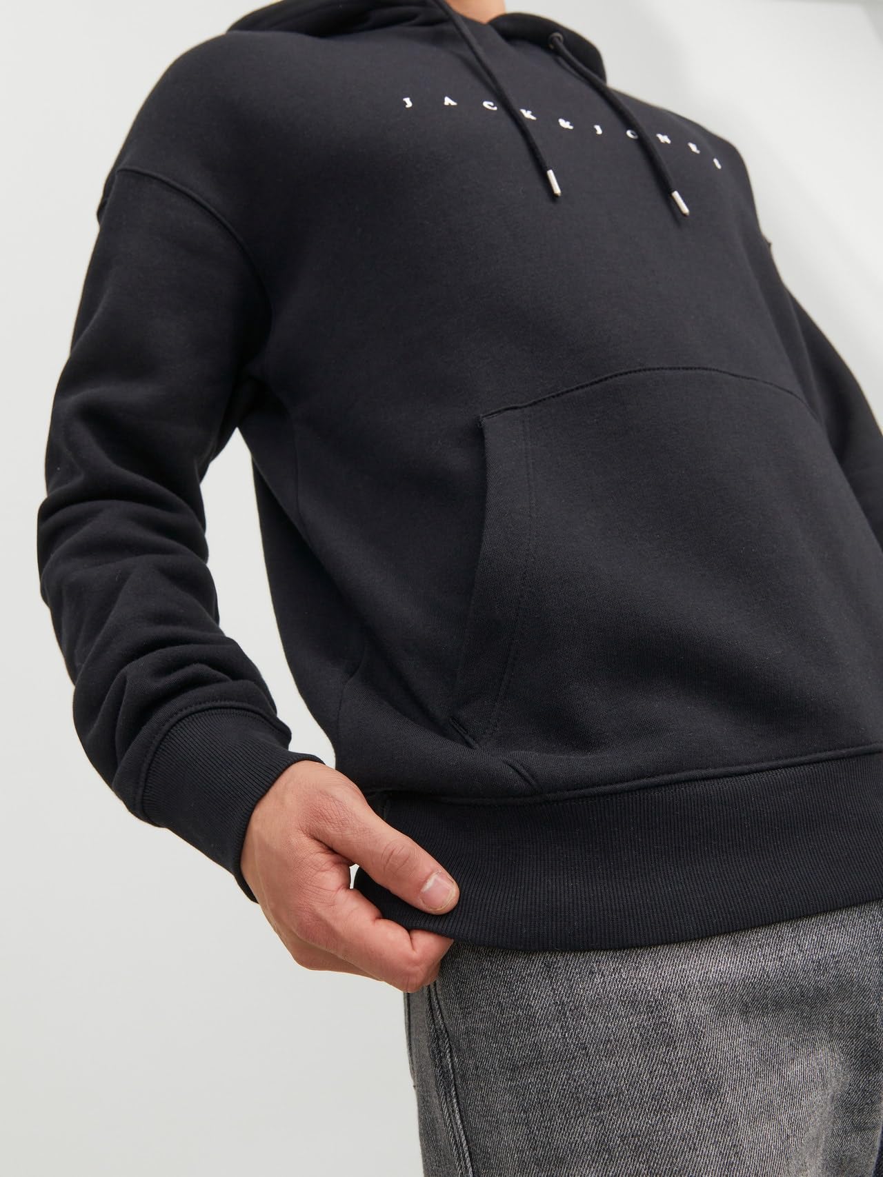 JACK & JONES Herren Hoodie Kapuzenpullover JJESTAR JJ Sweat Hood - Relaxed Fit
