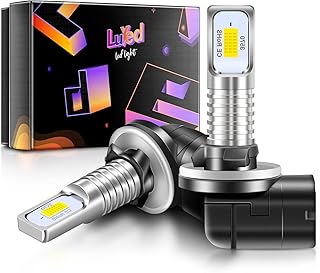 LUYED Newest 881 Led Fog Light Bulb,6500K Xenon White Extremely Bright 886 889 894 898 Led Bulb Replacement Daytime Running Lights DRL Bulbs or Fog Lights for Vehicle,Pack of 2