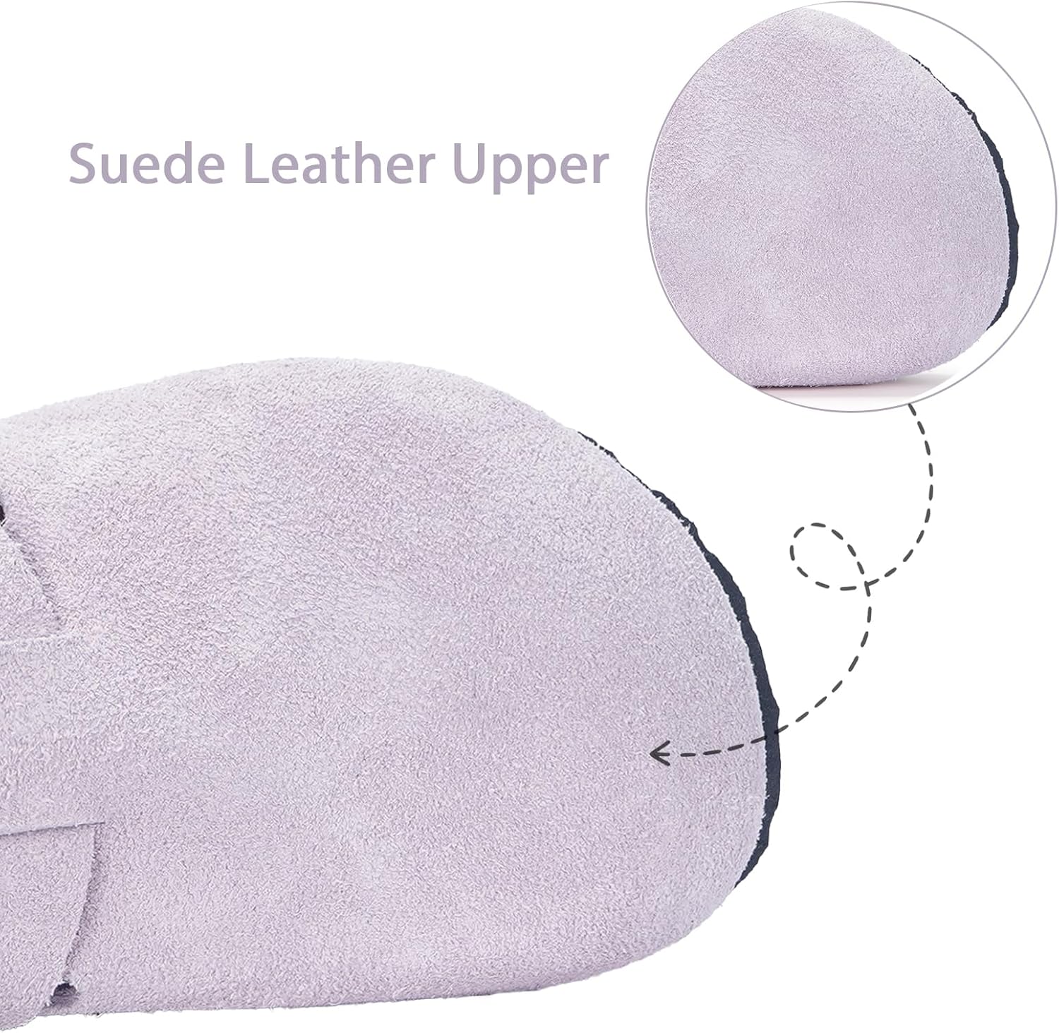 ZUSERIS Kids Suede Clogs Toddler Clogs Boys Girls Cork Footbed Sandals Potato Shoes Leather Slip On Mules with Adjustable Buckle - Image 3