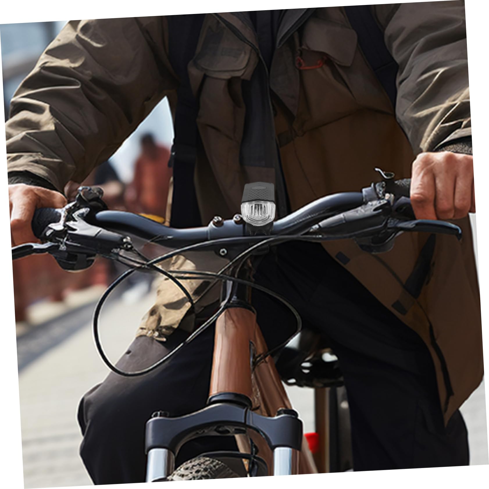 HANABASS 1 Set Bike Emergency Light Rechargeable LED Headlight and Taillight Cycling Lights Lighting Modes for Night Riding