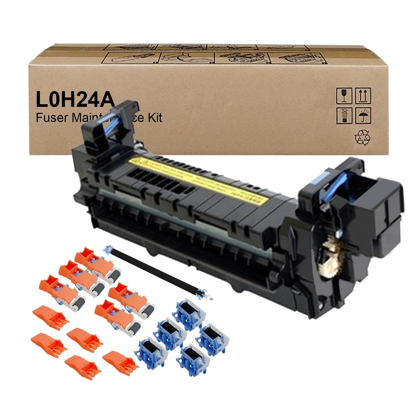 L0H24A Fuser Maintenance Kit L0H24A-67903 L0H24-67901 Printer Maintenance Kit Replacement for HP M607 M608 M609 M610 M611 M612 M631 M632 M633 M634 M635 M636 E62555dn RM2-1256 Fuser Unit (110V)
