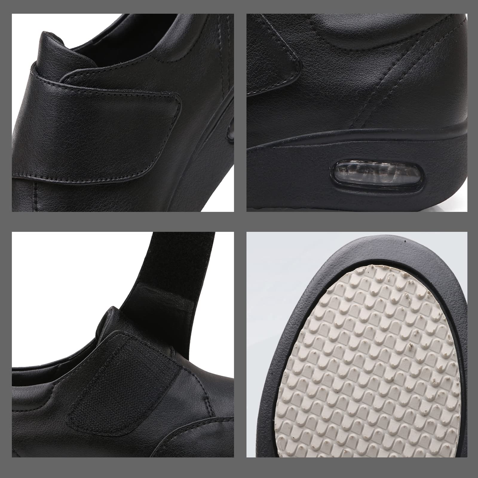 DZQUY Zapatos De Salud para Diabéticos Profesionales Zapatos Salud Multifuncionales Invierno para Comodidad del Hogar Comodidad para Caminar Deportes Al Aire Libre En Interiores,38