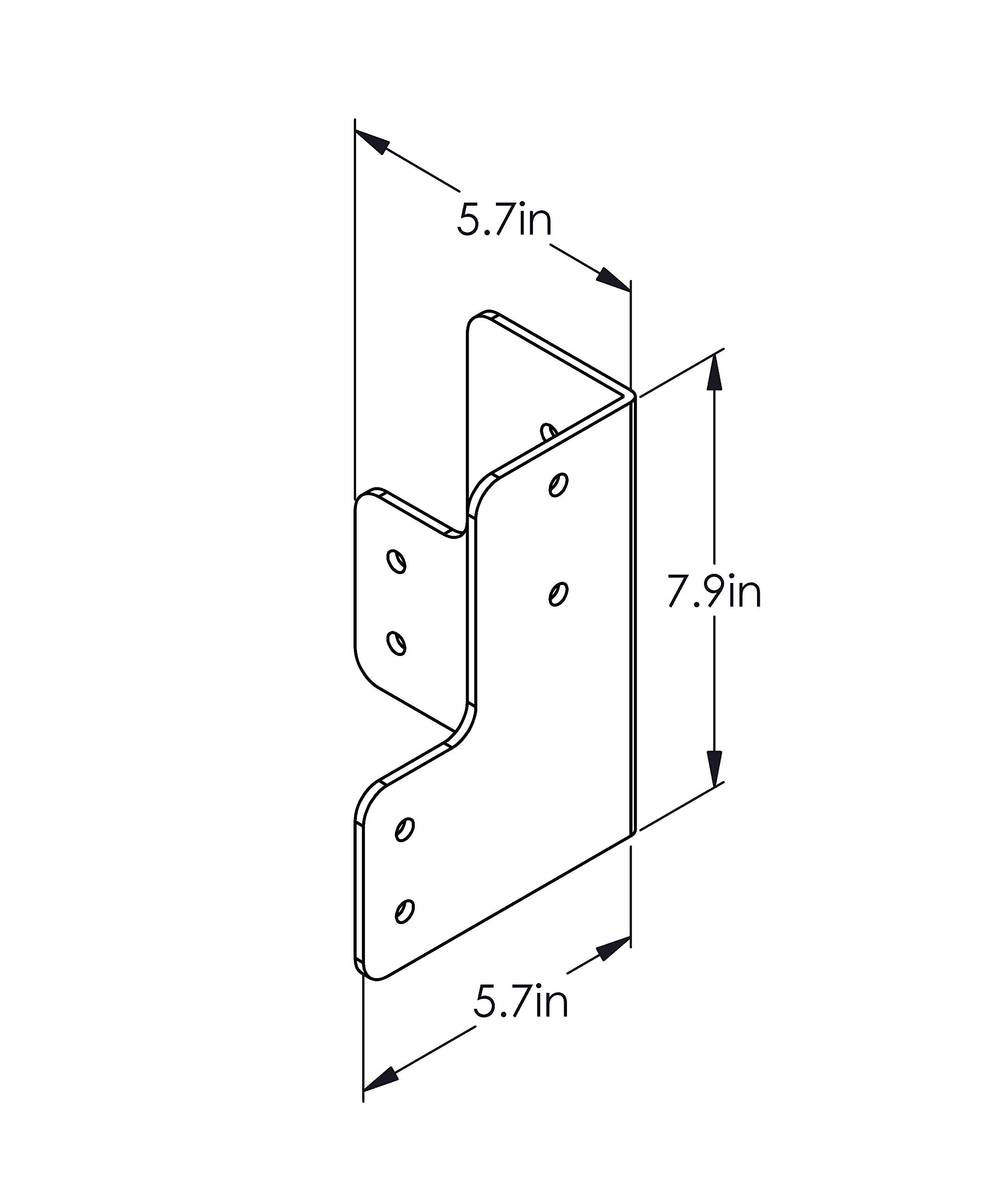 Buy C2M 72 Piece Workbench Bracket Kit Heavy Duty 7ga. Steel Made in USA Custom Sized Work