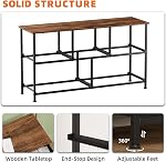 Somdot Dresser for Bedroom with 5 Drawers, Wide Storage Organizer Chest of Drawers with Fabric Bins for Living Room Closet Kids Bedside Nursery Laundry Entryway, Black Rustic Brown