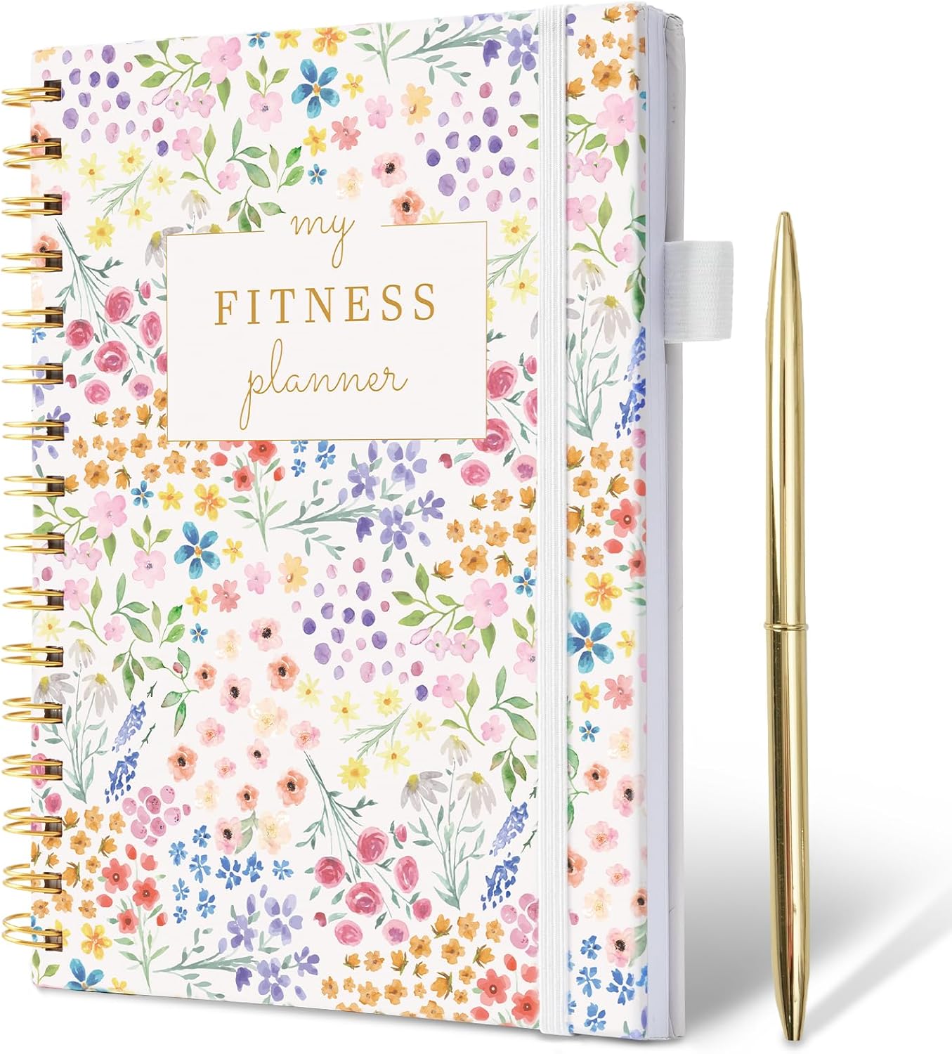 Fitness Journal for Women, Fitness Planner with Monthly Calendar, ( 8.3″ x 6″) Floral Pattern Hardcover Workout Log Book Track Training, Diet, Progress, Achieve Wellness Goals, Perfect for Fitness Enthusiast Fitness Journal for Women, Fitness Planner with Monthly Calendar, ( 8.3″ x 6″) Floral Pattern Hardcover Workout Log Book Track Training, Diet, Progress, Achieve Wellness Goals, Perfect for Fitness Enthusiast