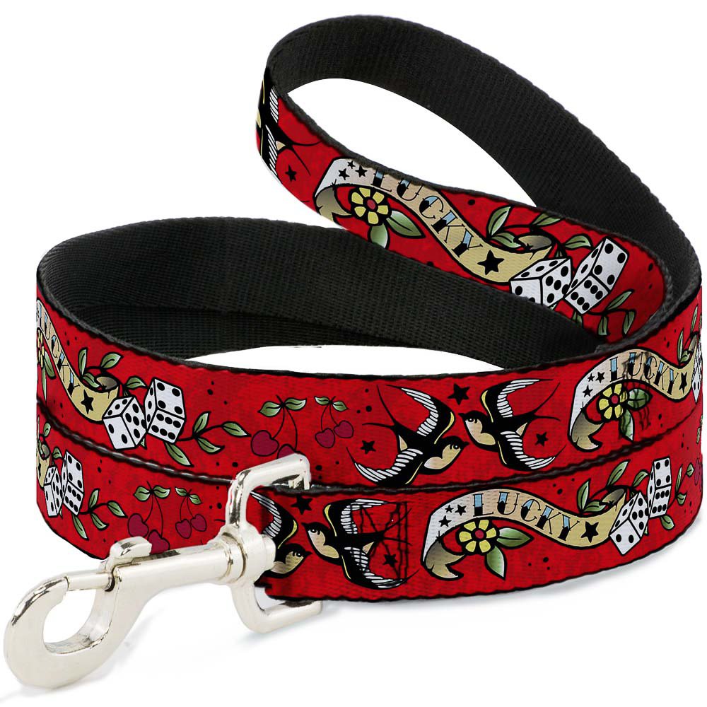 Buckle Down Schmale Hundeleine – 1,8 M Lang, 1 Cm Breit, Buntes Design (offiziell Lizenziert)