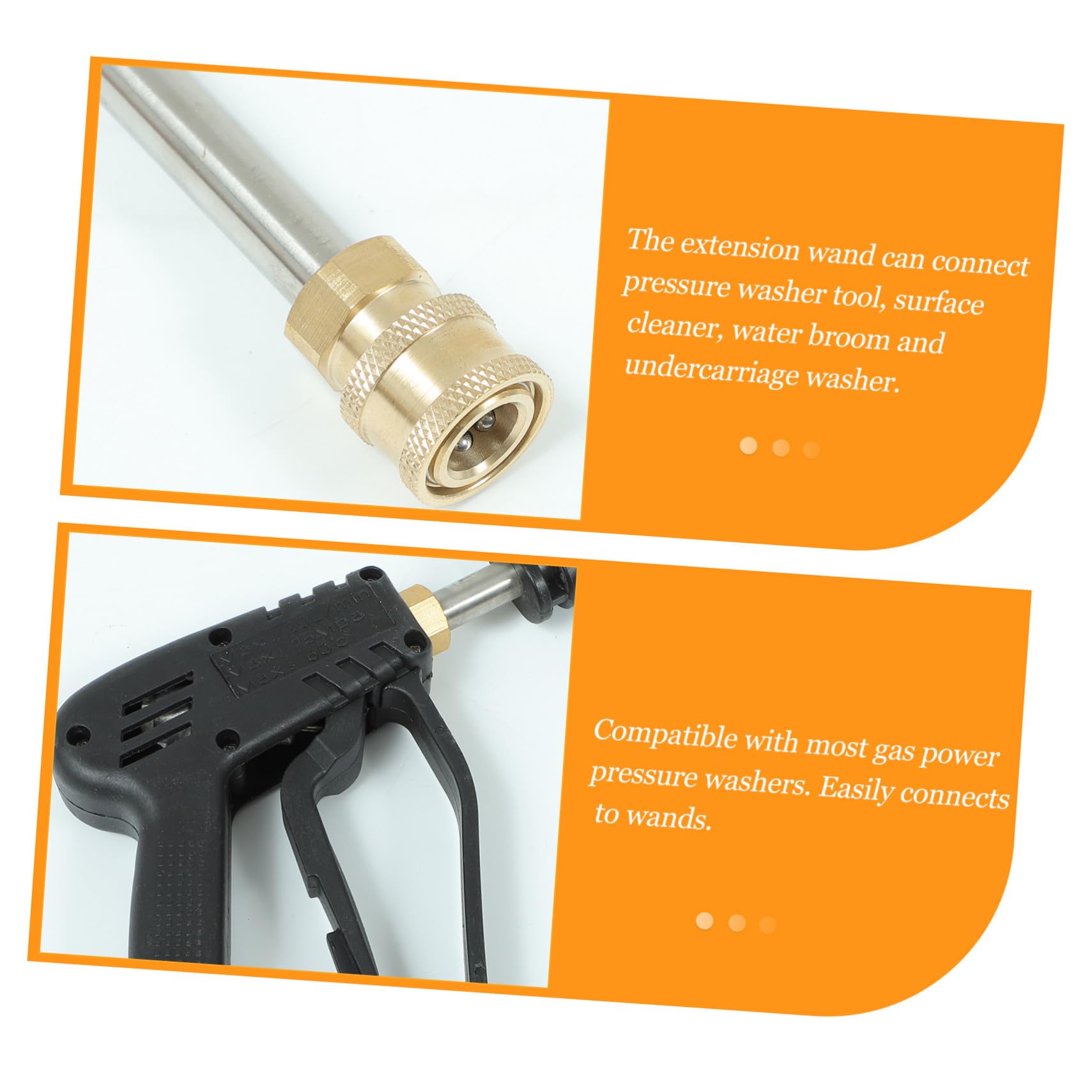 SOIMISS Boquillas Ajustables para Lavadora Presión Accesorios Profesionales para Limpieza de Coches Mango Ergonómico Resistente y Compatible Mayoría de Hidrolimpiadoras de