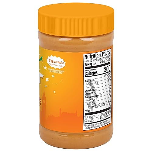 Miniatura 4 de Peter Pan Crema crujiente de maní tostado con miel, 16.3 onzas (paquete de 12)