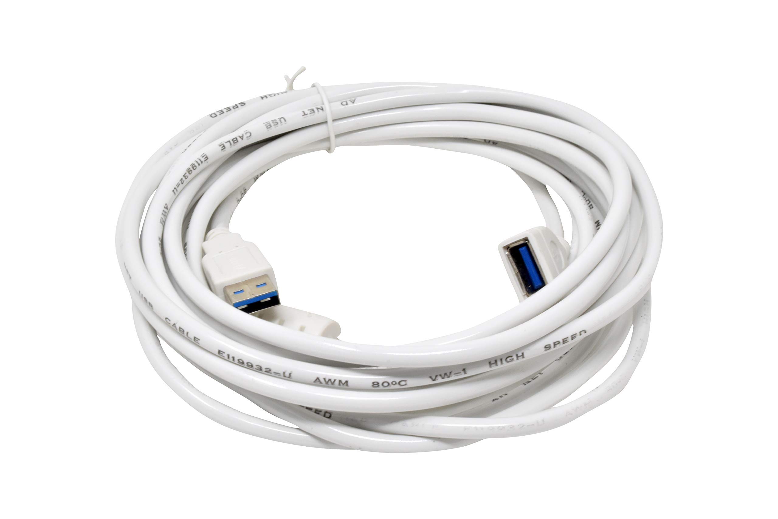 KEBILSHOP USB Extension Cable Male to Female (5 M),White (B08KPFVJ9B) Amazon Price History, Amazon Price Tracker