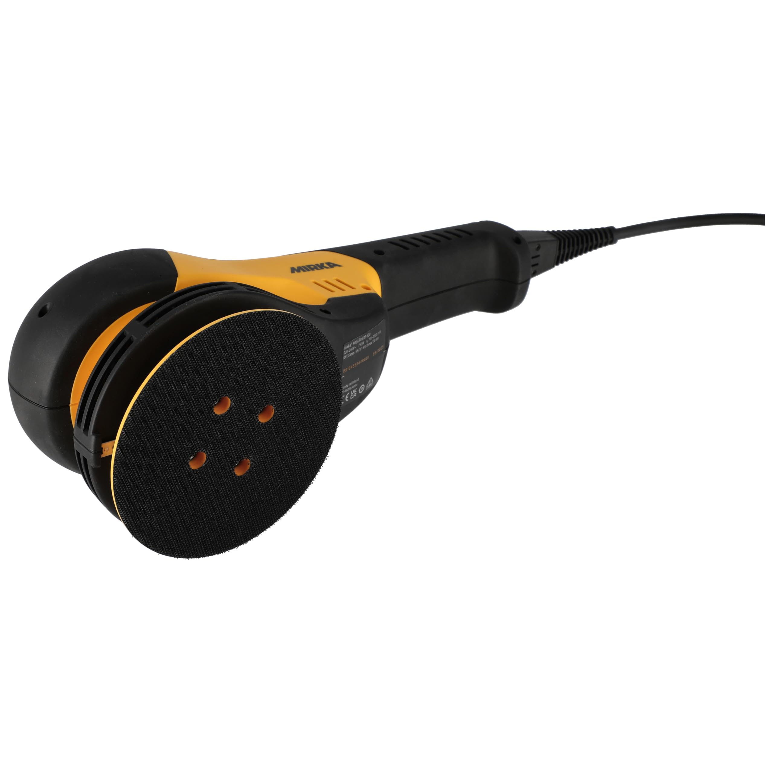 Mirka Polaros - Pulidora rotativa de 150 mm de diámetro, ideal para el tratamiento de vehículos, aplicaciones marinas, carpintería y muebles y procesamiento de vidrio