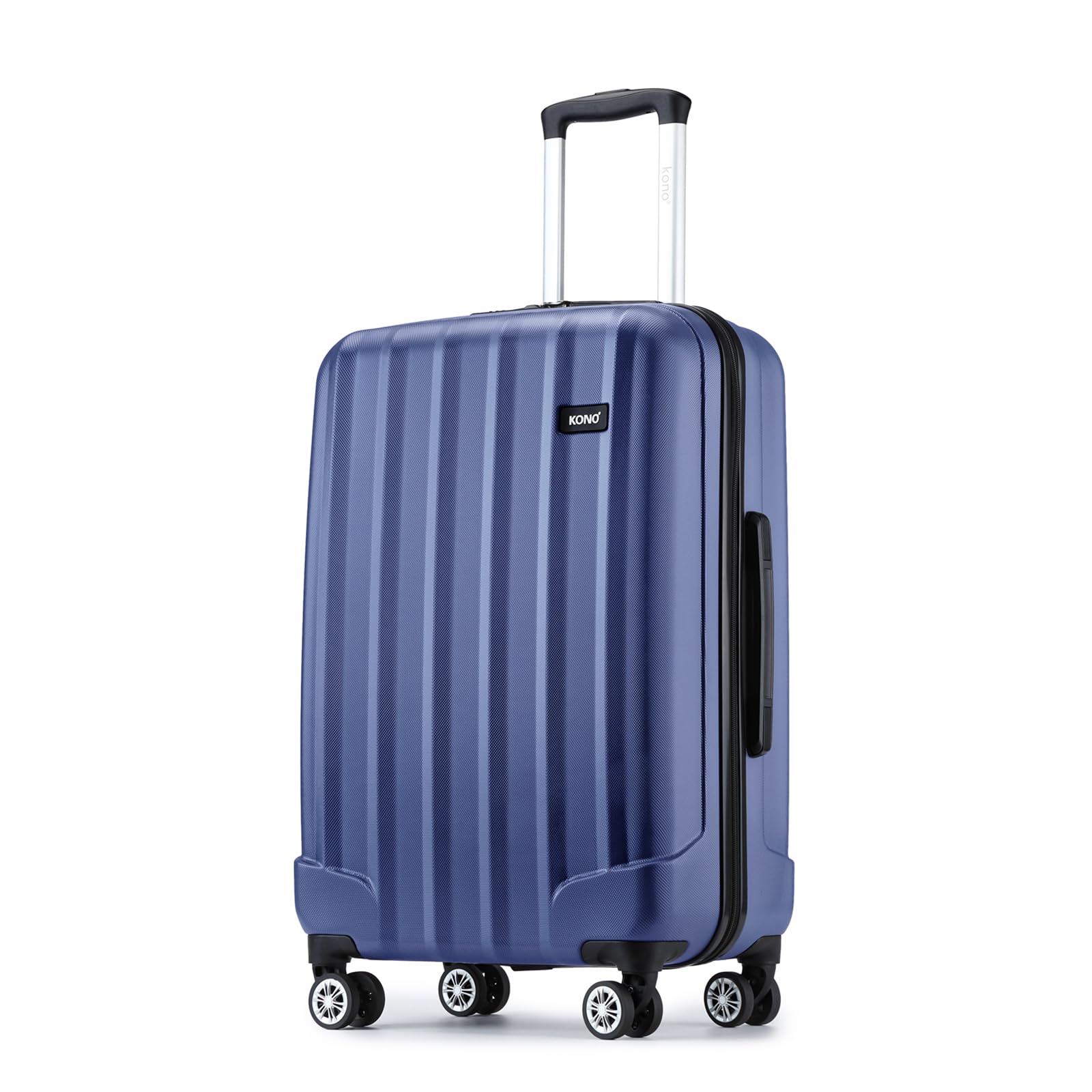 ABS+PC Hard Shell Trolley Case Lightweight Hold Luggage with 4 Spinner Wheels and Combination Lock for Checked Luggage, Business Trip