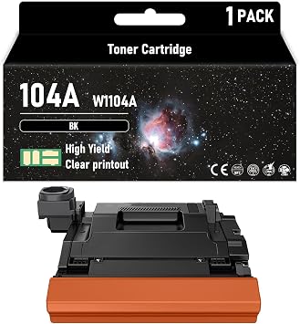 104A W1104A High Yield Toner Cartridge Compatible for HP Compatible Replacement for HP Neverstop Laser 1000a 1000w MFP 1200a 1200w Printers