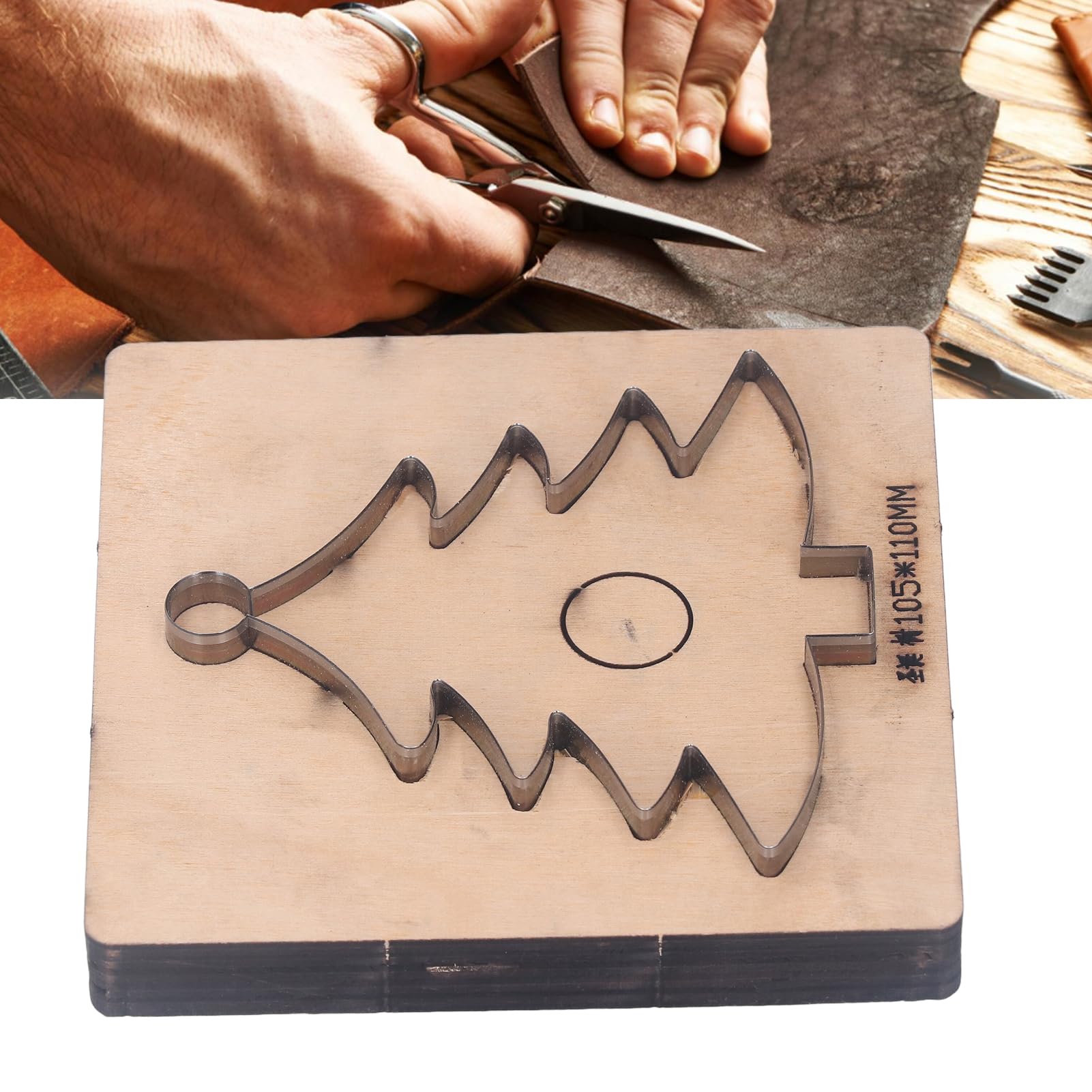 Weihnachtsbaum Stanzform 11x12cm - Leder Stanzer Für Bastelprojekte