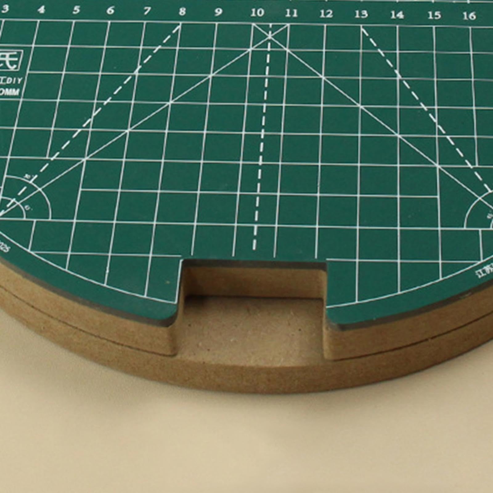 Table Tennis Rubber Cutter Platform Lightweight Rubber Sheet Cutting Station 22CM Rotation-image-16