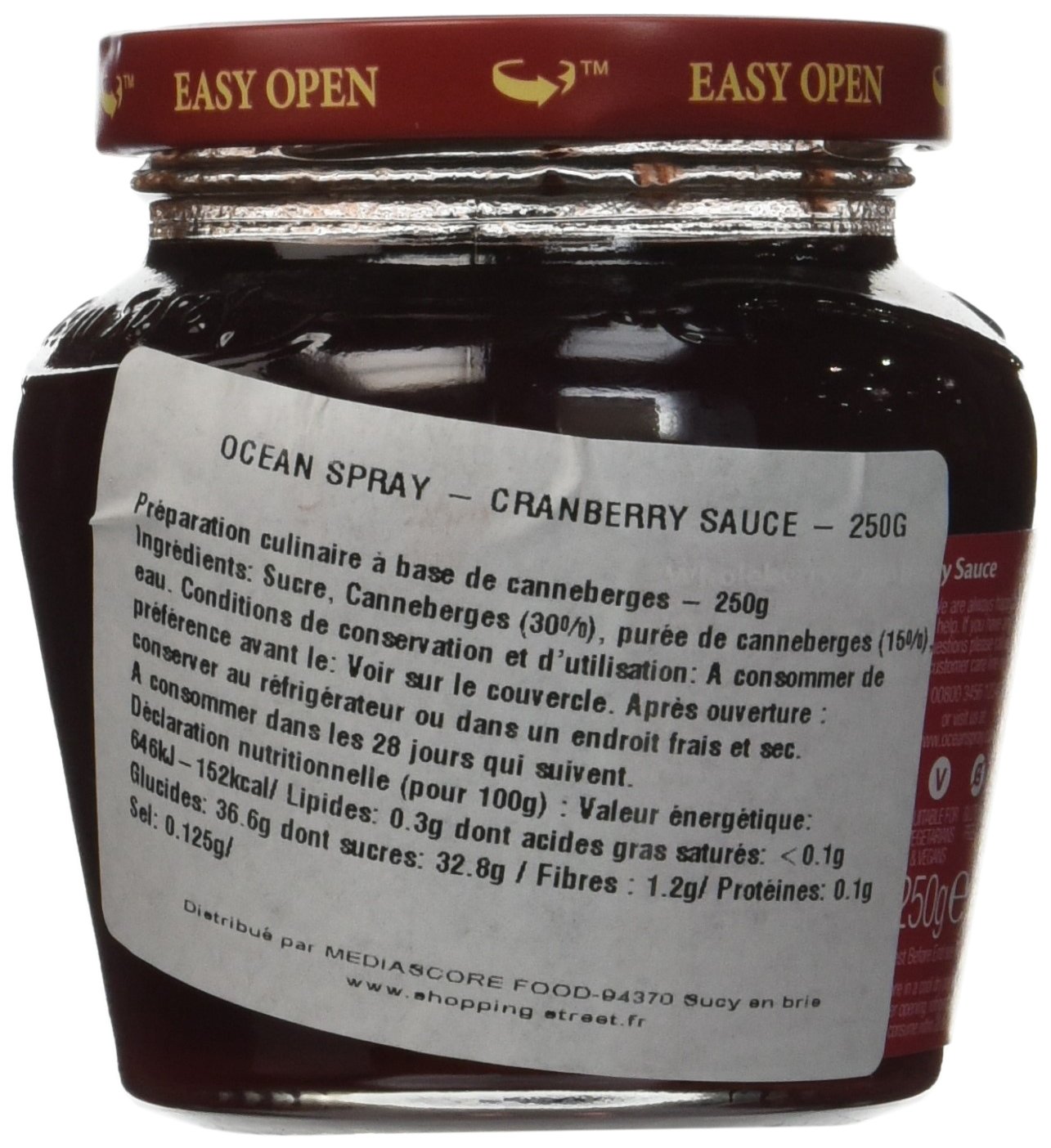 Ocean Spray Sauce de Canneberge 250 g