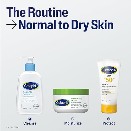 Miniatura 11 de Cetaphil - Crema hidratante para cara y cuerpo, crema hidratante para piel seca a muy seca y sensible, nueva de 8.8 onzas, libre de fragancia,