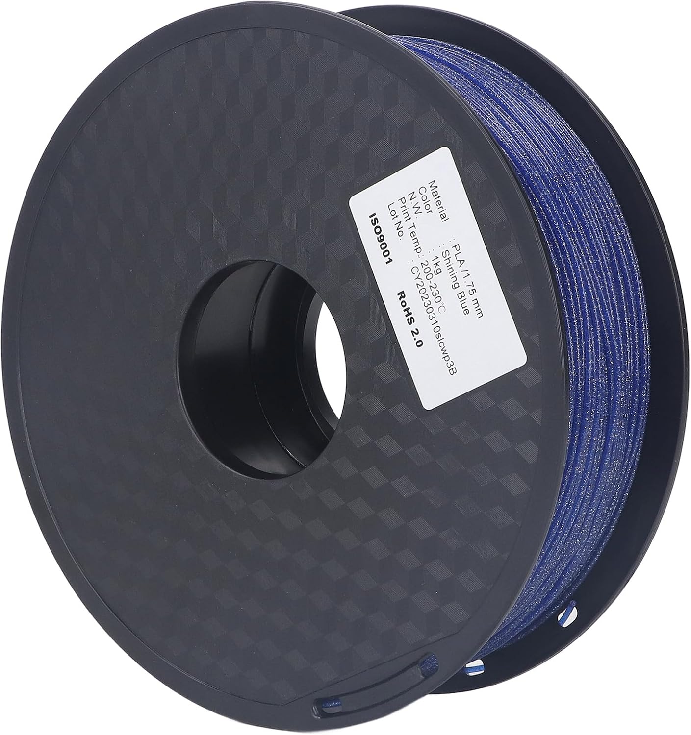 Shining PLA Filament, High Toughness, Tight Tolerance 3D Printer PLA Filament 1.75mm, Warp- Consumables, Smooth Feeding for Printing