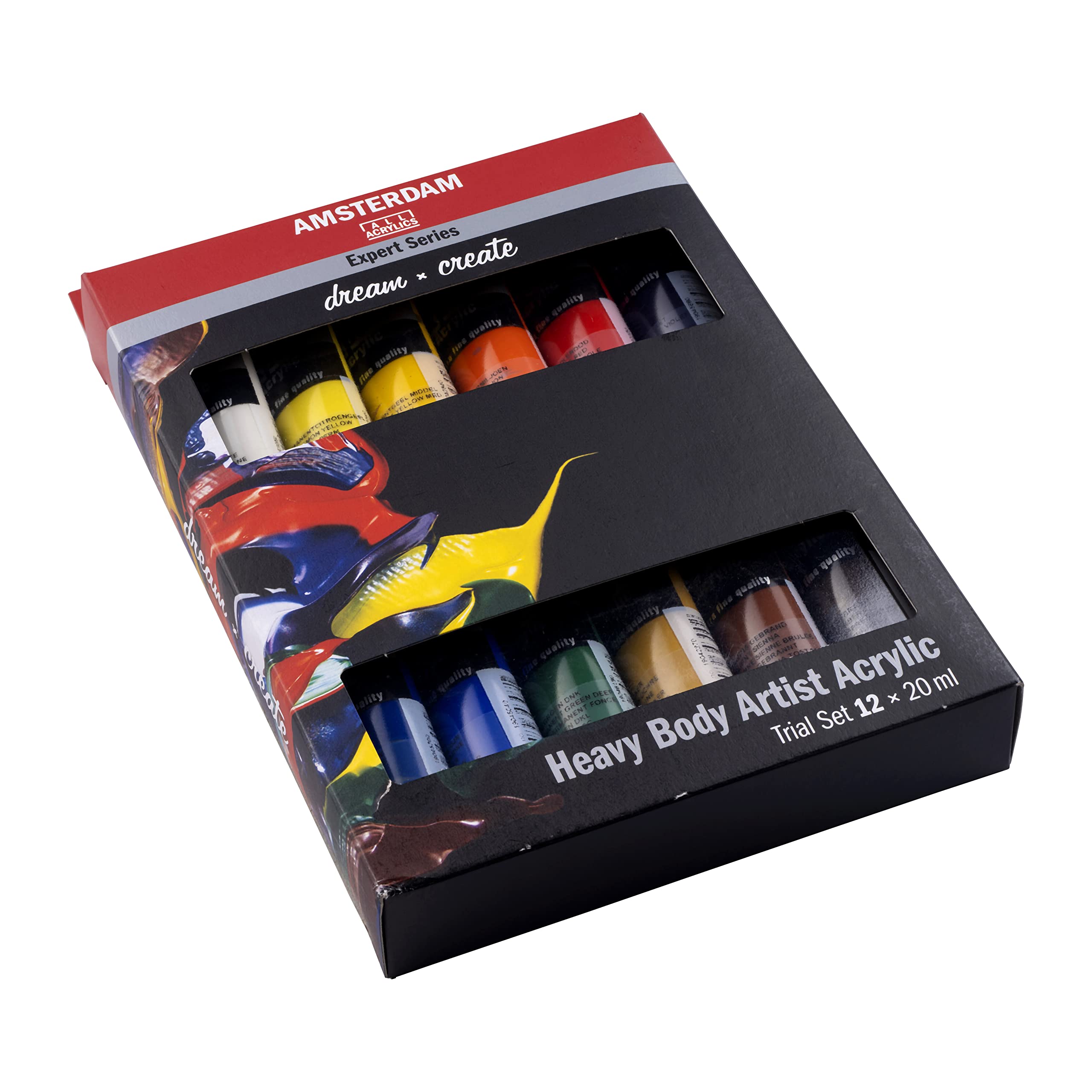 Amsterdam Expert Series - Juego de prueba de pintura acrílica | 12 x 20 ml (19820512)