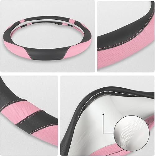 Miniatura 3 de West Llama Funda personalizada para volante de automóvil para Jeep Grand Cherokee, Wrangler, Brújula, Gladiator, Cherokee de 14.5 a 15 pulgadas