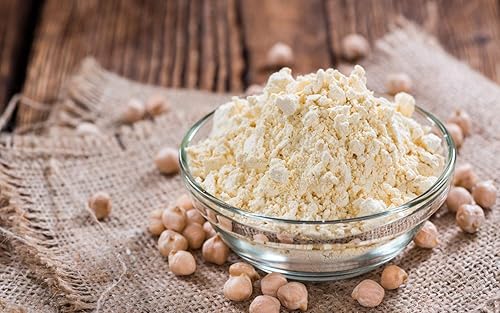 Miniatura 3 de AnNafi® Besan Harina | Harina de garbanzo/garbanzo indio | Natural orgánico alto en proteínas, vegano, sin gluten, sin OMG, Kadalai Paruppu/Garbanzo