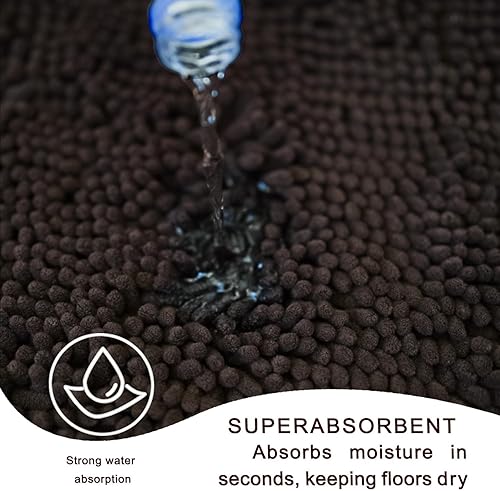 Miniatura 6 de BOANKODU Alfombras de baño de 23 x 14 pulgadas, ultra suaves y absorbentes, de secado rápido, lavables a máquina, alfombra de baño de felpilla