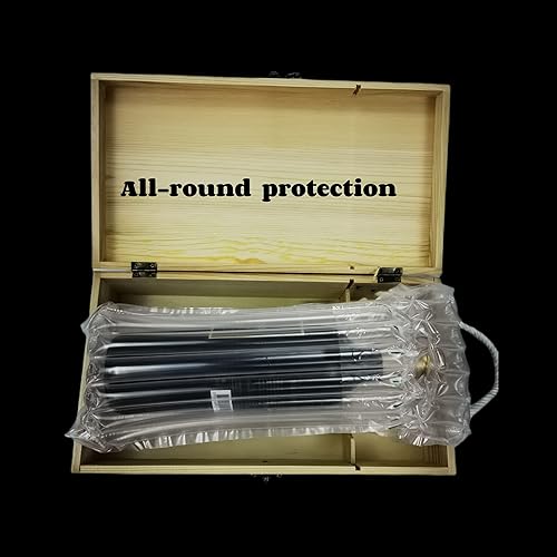 Miniatura 5 de Paquete de 6 protectores de botellas de vino para equipaje, cojín inflable reutilizable de burbujas de columna de aire, bolsas de viaje para envío