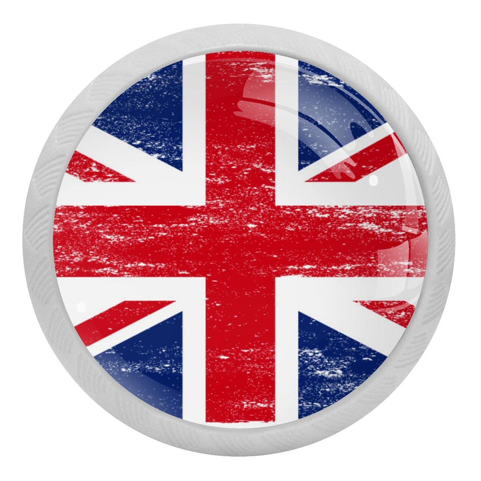 Boutons de cuisine Union Jack les poignées rondes lumineuses pour guider vos nuits en douceur