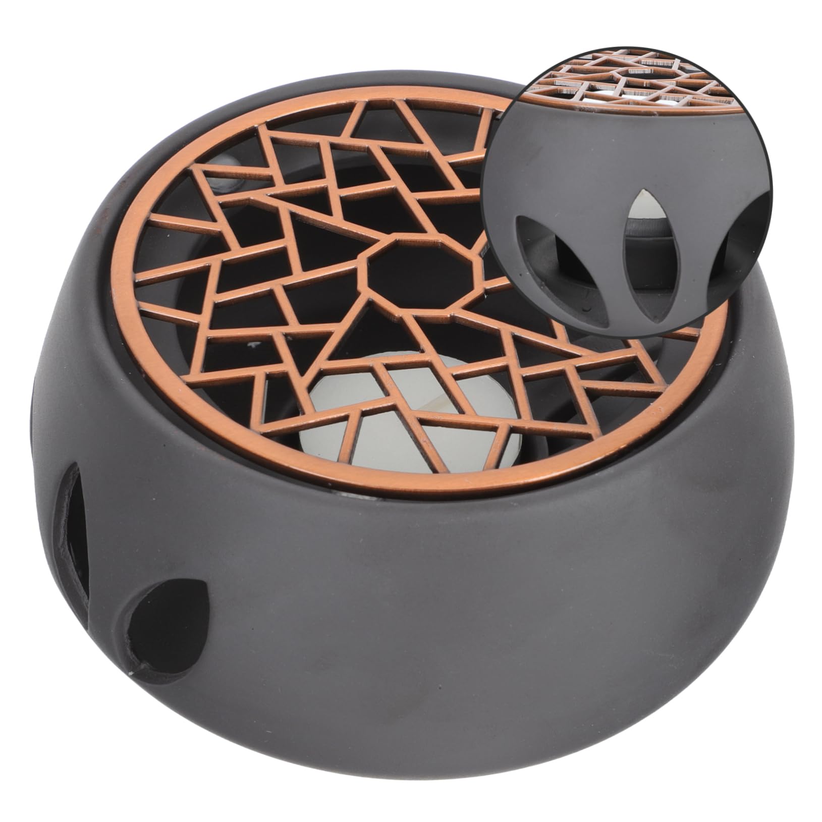 Calentador de Tetera Japonés de Cerámica para Té, Base Elegante