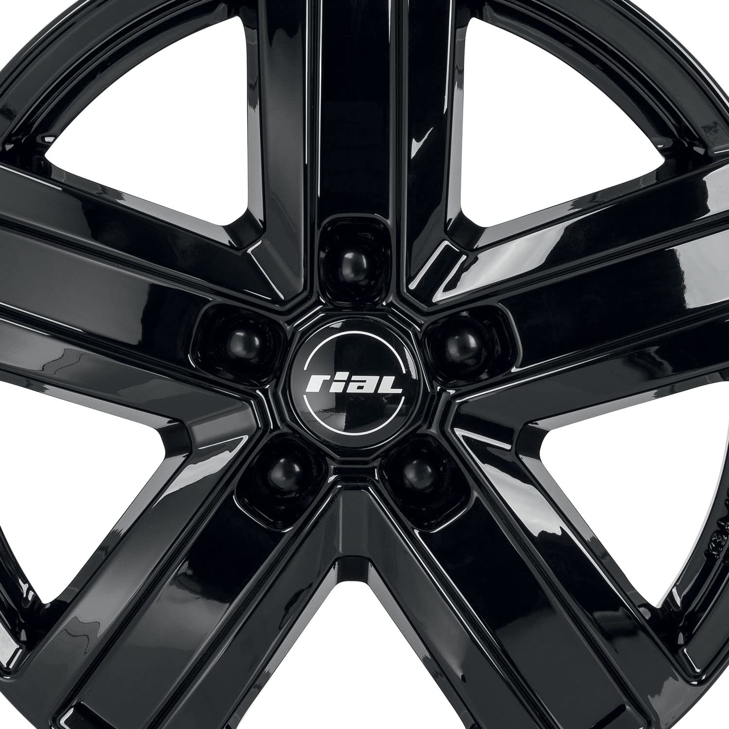 4x Cerchi Rial Transporter 6.5Jx16 ET60 5x160 diamant-schwarz compatibile con FORD Transit